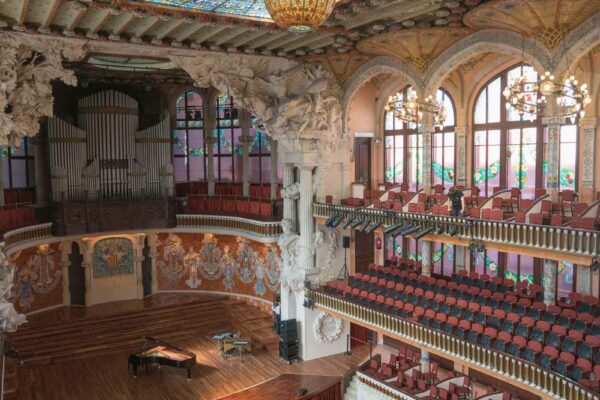 Espagne Barcelone Palau de la Musica - escalier