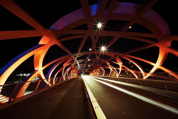 Genève passerelle Hans-Wilsdorf