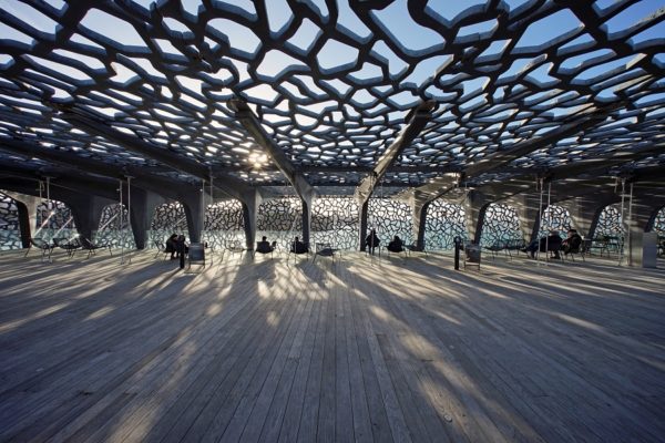 Marseille la terrasse du Mucem