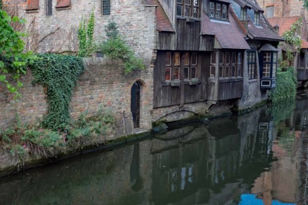 Belgique Bruges vue depuis le pont saint-Boniface