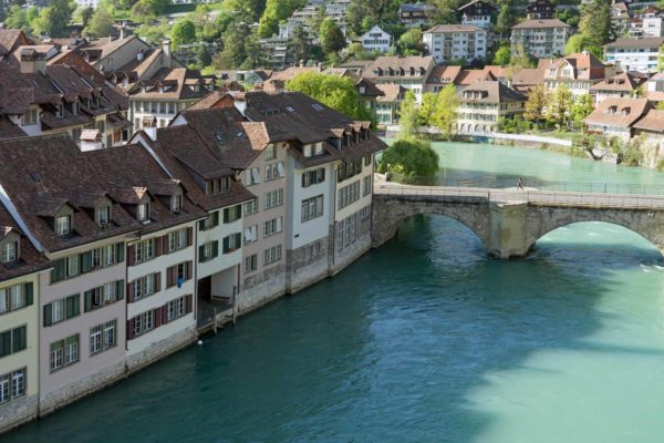Berne entre le pont de Nydegg et l'Untertorbrücke